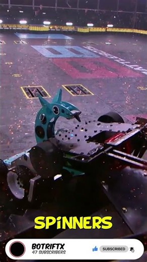 🤖 IronClad vs VortexX Bot Gets Tossed Like a Ragdoll! 🔥 #Shorts #robotbattle