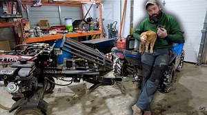 Preparing for a full day of firewood production