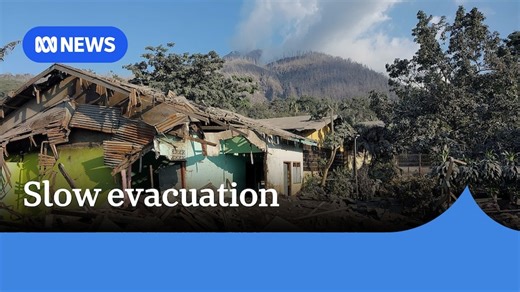 Indonesian officials continue evacuation after volcano eruption