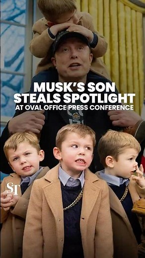 Picks his nose, makes faces: Musk’s son steals spotlight at Trump’s Oval Office press conference