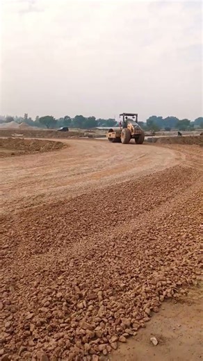 ।। GSB laying and compaction work ।। ✅👷 #civilengineering #road #rotary #trending #viral #viralvideo