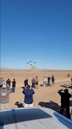Blue Angels Saturday Takeoff ✈️💙💛 | El Centro Morning Launch