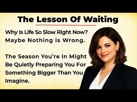 The Lesson of Waiting 🔥 || Why Slow Progress Leads to Real Success || Graded Reader ✅