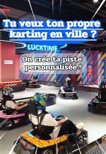 Dans un parc, tu commences par quoi ? Moi, c'est toujours le karting!🏎️ #parcattractions #karting #jeuxpourtous #famille #personnalisable