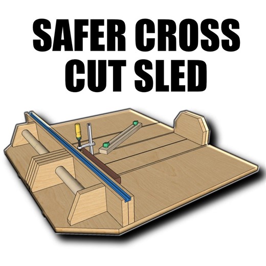 Table Saw Cross Cut Sled Plans: Woodworking PDF Build Plan - Etsy
