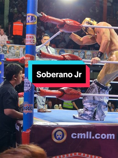 Soberano Jr y su lucha sin máscara