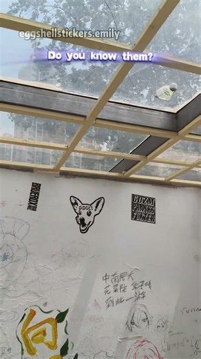 Eggshell stickers are very sticky and cannot removed without hundreds times #eggshellstickers