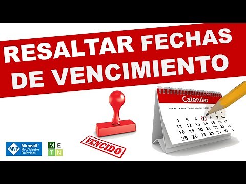 ¿Cómo RESALTAR FECHAS VENCIDAS en EXCEL FACILMENTE? | FORMATO CONDICIONAL