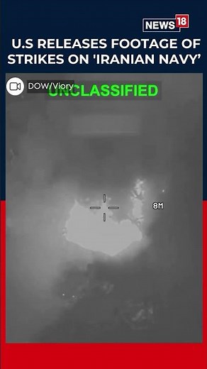 US CENTCOM Releases Footage of Strikes on Iranian Naval Targets Amid Tensions | US Iran War | N18S