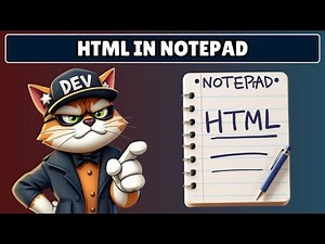 How to Run HTML Program using Notepad and Chrome