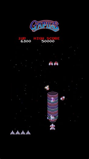 Gaplus 01 – Classic Arcade Gameplay #shorts