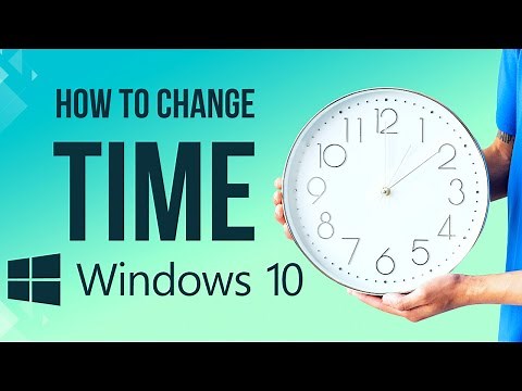 How to change Time and Date from your Control Panel in Windows 10