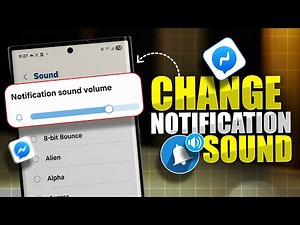 How to Change Notification Sound on Messenger!