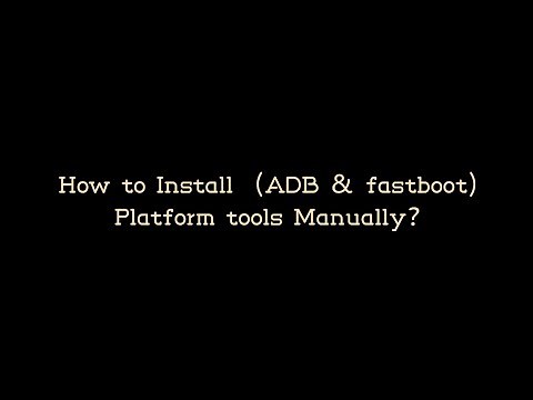 How to install ADB Tools in Linux Manually SDK Platform Tools