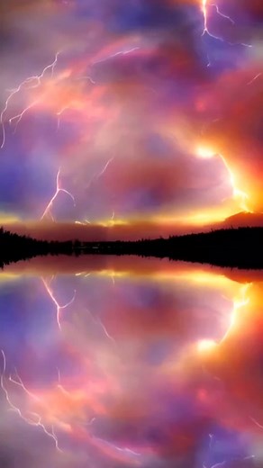 Stunning Nature Scenery: Sunsets and Moonlit Nights