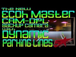 The new Echo Master Cam DPL backup camera with Dynamic Parking lines