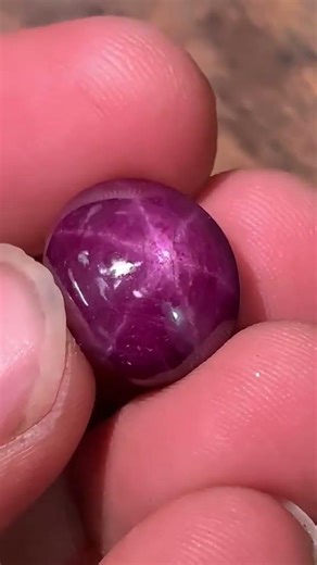 beautiful star ruby cabochon #starruby #ruby #rubygems #gemsnjewellery #gemstone
