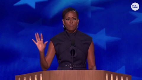 Michelle Obama’s passionate convention speech