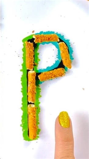 Easy Letter p Craft for Kids | Pretzel Alphabet Activity