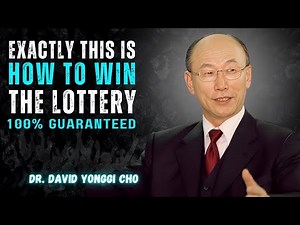 The Secret Formula to Win the Lottery That Really Works (FOOLPROOF) | Dr. DAVID YONGGI CHO || Davi