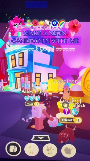 Transforming Adopt Me's Candicorn into Neon