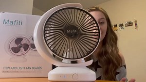 Watch Small Desk Fan for Office Home Use on Amazon Live