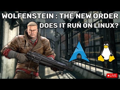 🔴 Wolfenstein: The New Order on Arch Linux | Does It Run on Linux?