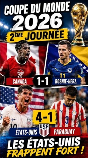 Coupe du Monde 2026 : Les États-Unis frappent fort !