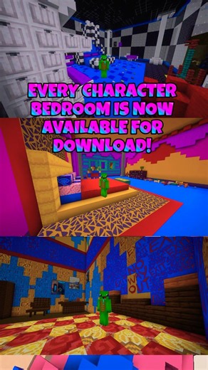 Download/Explore TADC Character BEDROOMS And The ENTIRE CIRCUS! #minecraft #tadc #shorts