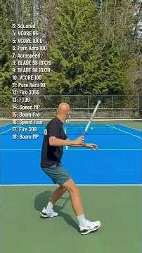 i've tried 18 racquets this year, so far... these are the BEST ONES
