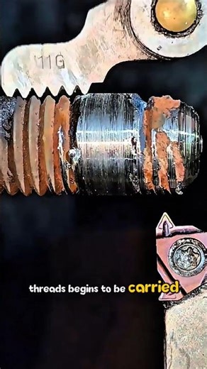 forming threads after bolts are connected#shorts #satisfying #working #welding