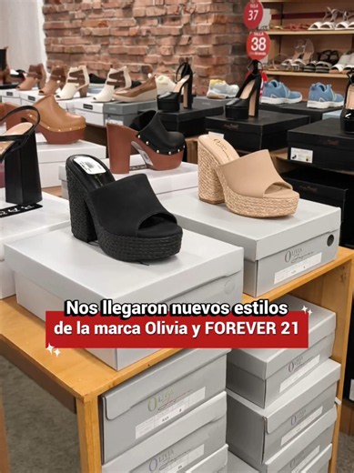 Zapatos Olivia y Forever 21: nuevo ingreso en tienda