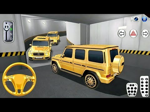 New Golden Mercedes G63 in Underground Parking Garage - 3D Driving Class Android Gameplay 2026