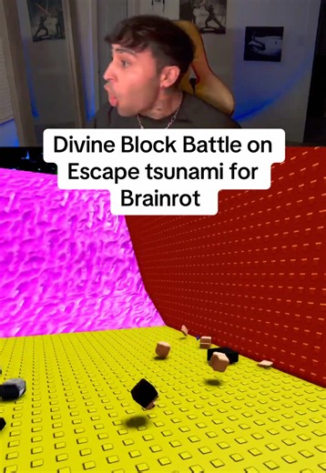 Divine Block Battle: Escape the Tsunami Challenge