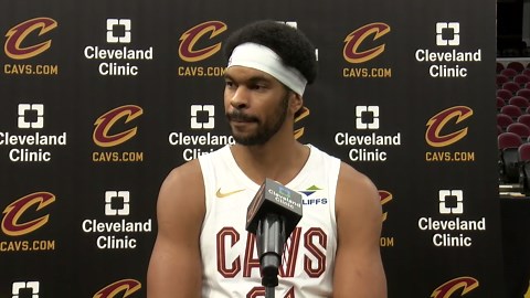 WATCH: Jarrett Allen speaks at Cavs Media Day on the 2025 upcoming season