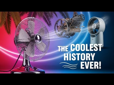 The Quirky History of Cooling Fans: From Ancient Palms to Bladeless Wonders!