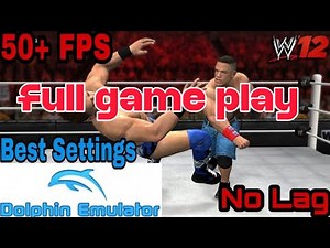 Full Gameplay WWE 2K12 |DOLPHIN EMULATOR 60 FPS NO LAG #gamingvideos