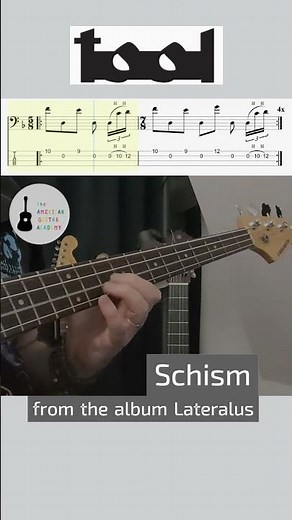 How to Play "Schism" by Tool (bass)