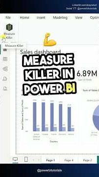 Measure Killer ⚒️ in Power BI 📊 | Remove unused columns and measures from the Power BI Report