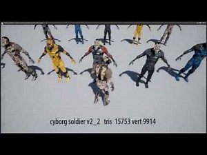 CYBORG SOLDIER V1 (UNREAL ENGINE MARKETPLACE)