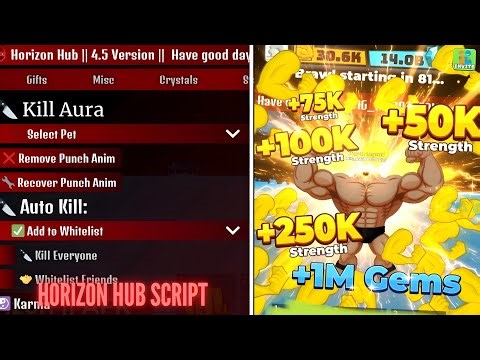 INSANE Strength Multiplier Script!! (Horizon Hub Muscle Legends)🔥