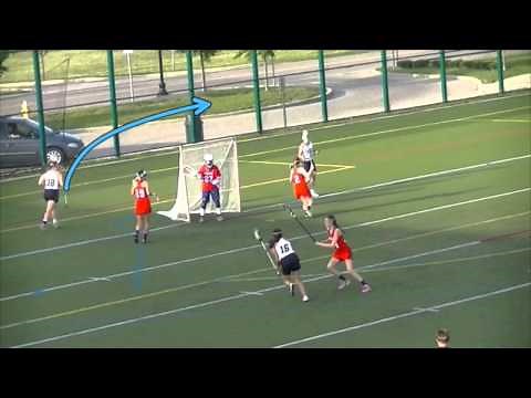 The shooting space foul in girls lacrosse