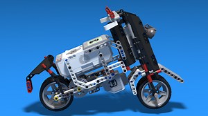 Handlebar - Chopper Motorcycle built with LEGO Mindstorms EV3