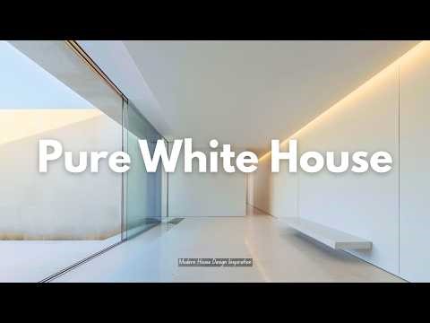 Inside The Pure White Minimalist House That Feels Like a Dream | Modern House Design Tour