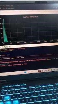 taking voice signal and do FFT on it by python