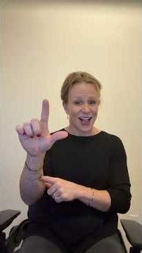 Exciting announcement! ￼ American Sign Language in English real estate terms