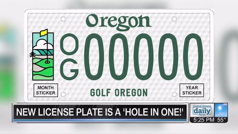 New Oregon golf license plate tees up support for youth programs