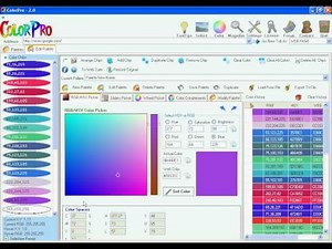 Color Pro 2.0 Selecting Colors