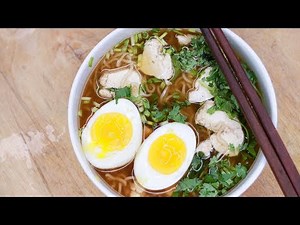 Ramen Recipe | Chicken Ramen Noodles Soup | Ramen Recipe With Maggi Noodles | Homemade Ramen Recipe