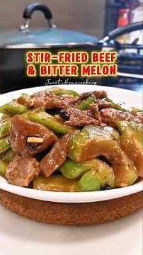 stir-fried beef with bitter melon